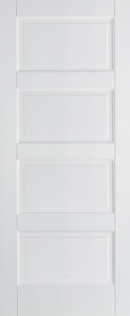 Internal White Primed Contemporary FD30 44mm Fire Door